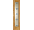 HARDWOOD SIDELIGHT WITH REGAL IG ZINC GLASS image 1